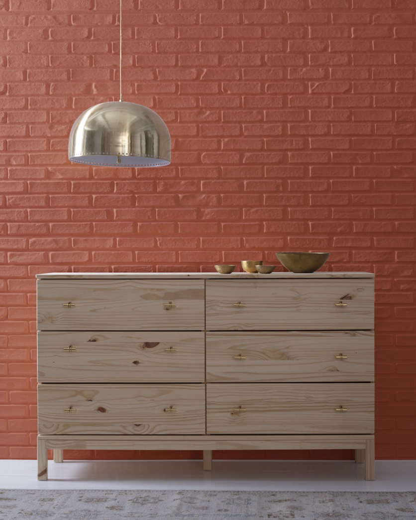 Painted wall in Tea 2091-10