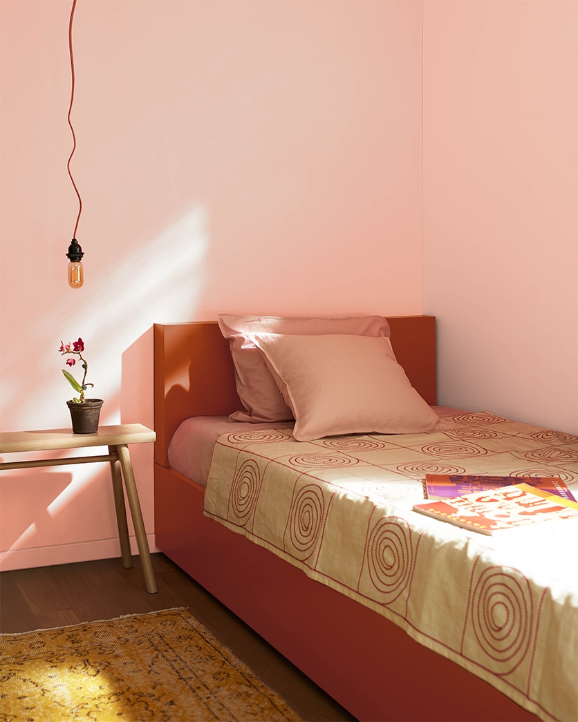 Painted wall in Teacup Rose 2170-50