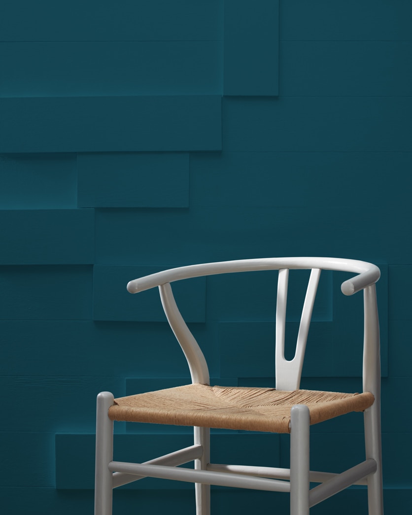 Painted wall in Teal 2055-10