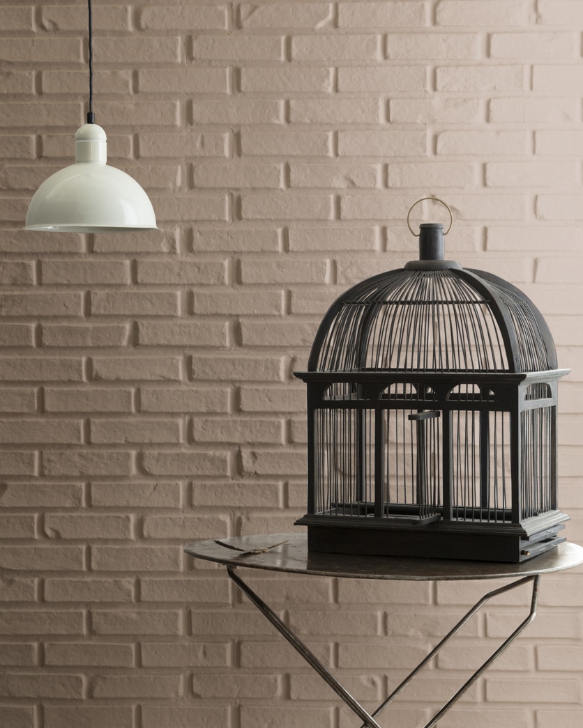 Painted wall in Ticonderoga Taupe 992