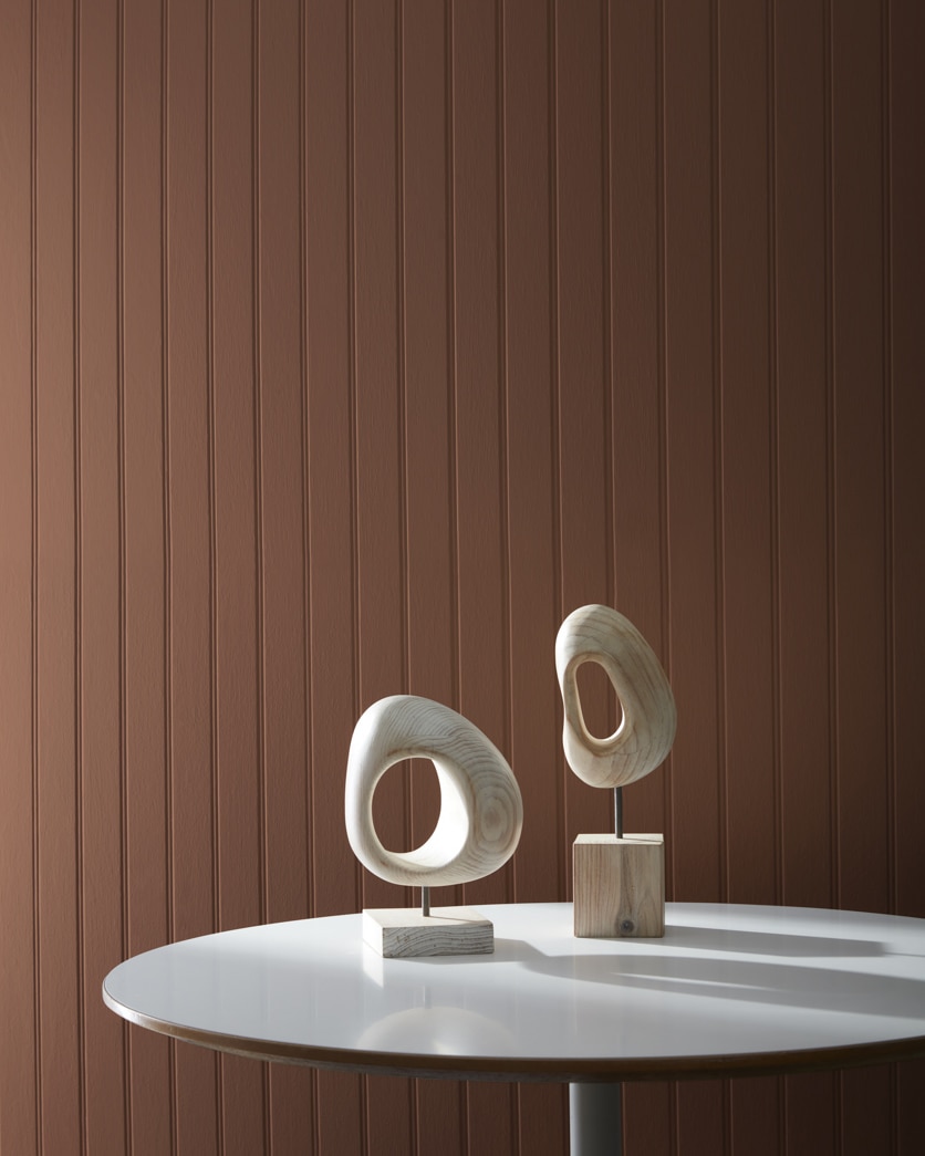 Painted wall in Toasted Brown 2097-10