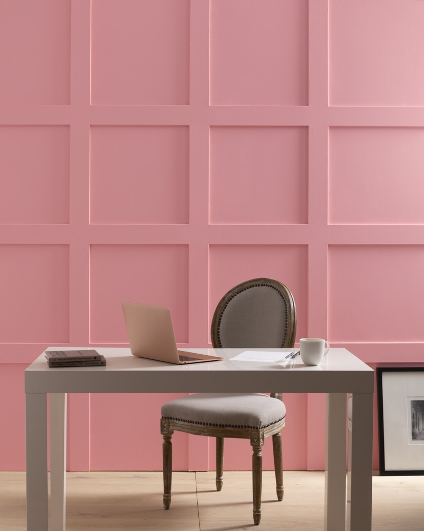 Painted wall in Toasted Mauve 1279