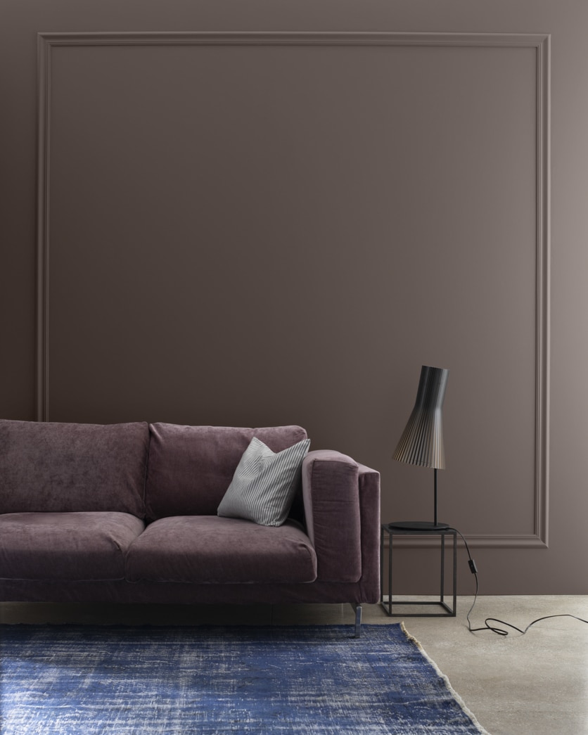 Painted wall in Topeka Taupe 1463
