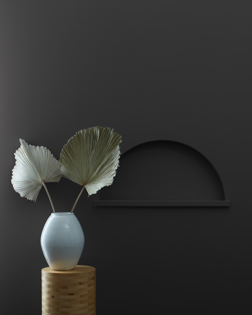 Painted wall in Universal Black 2118-10