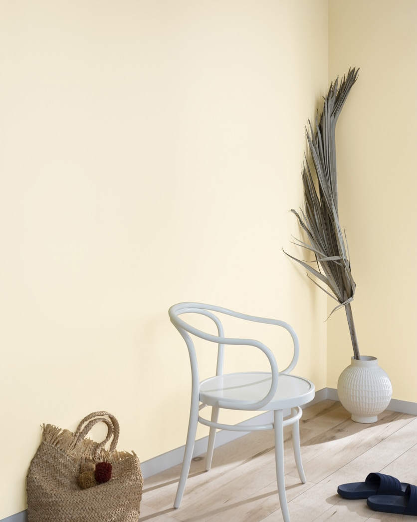 Painted wall in Vanilla Ice Cream OC-90
