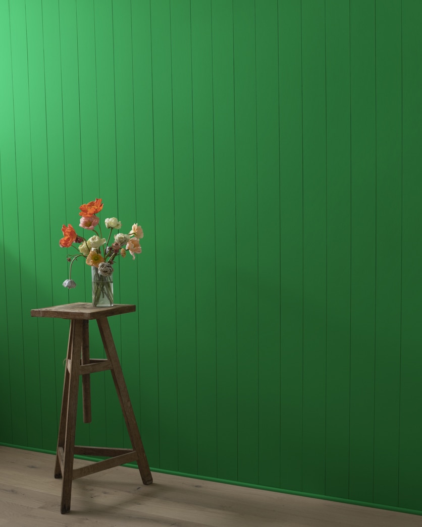 Painted wall in Vine Green 2034-20