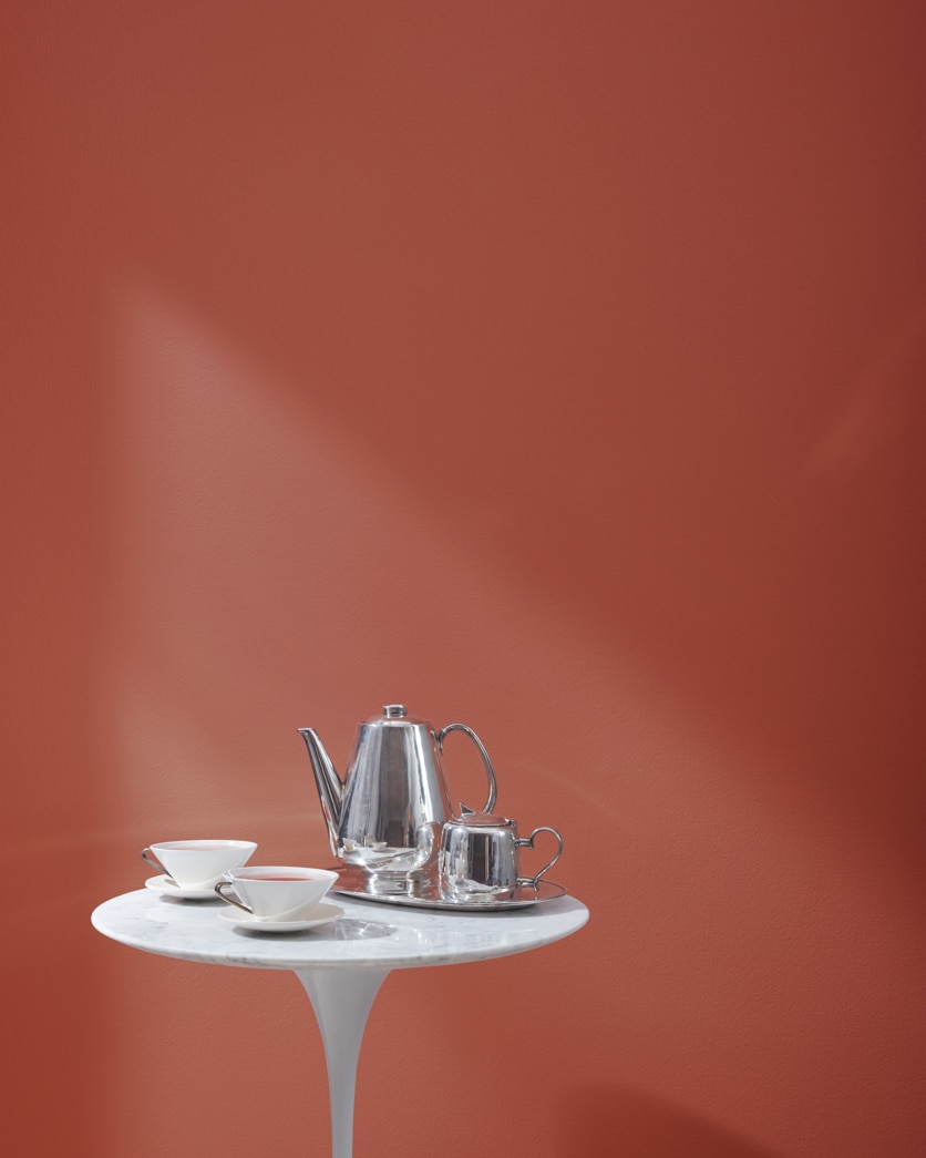 Painted wall in Vintage Redware 2172-30