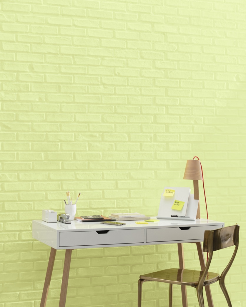 Painted wall in Wales Green 2028-50