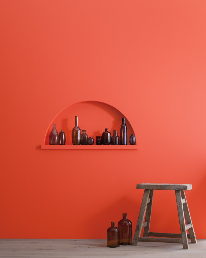 Painted wall in Warm Comfort 2010-20