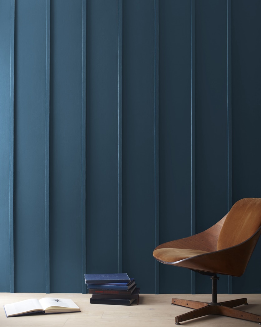 Painted wall in Washington Blue CW-630