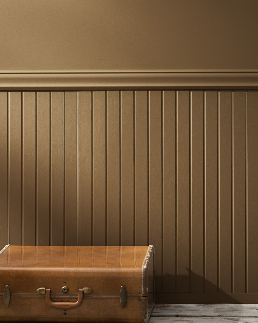 Painted wall in Weathered Oak 1050