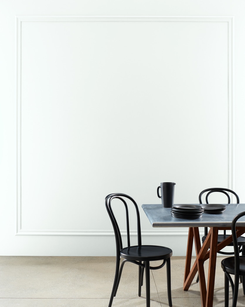 Painted wall in White Diamond OC-61