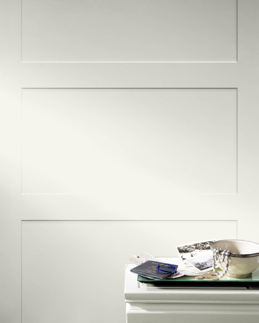 Painted wall in White Dove OC-17