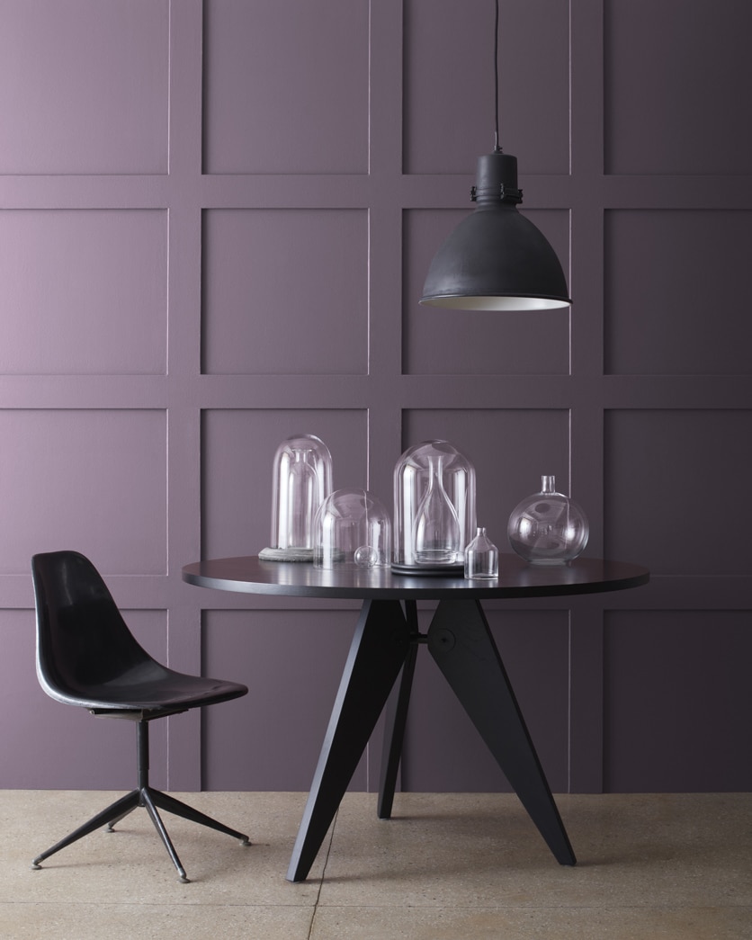 Painted wall in Wild Mulberry CSP-475