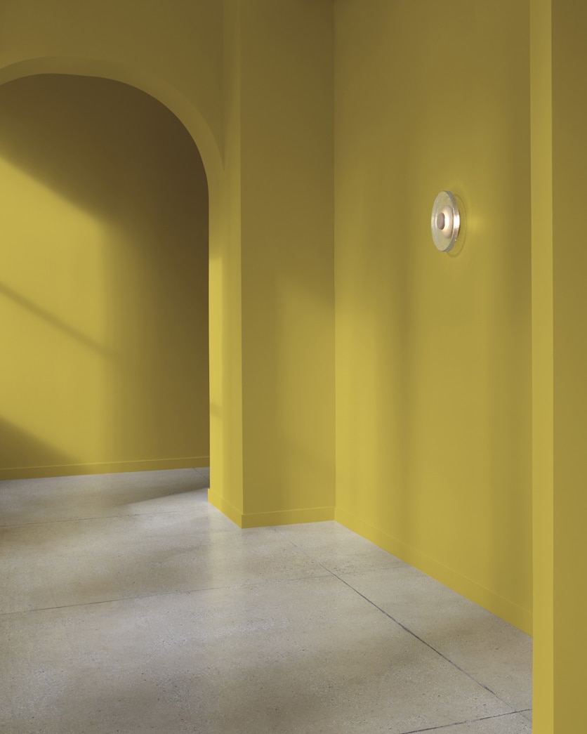 Painted wall in Willow Green 2150-10
