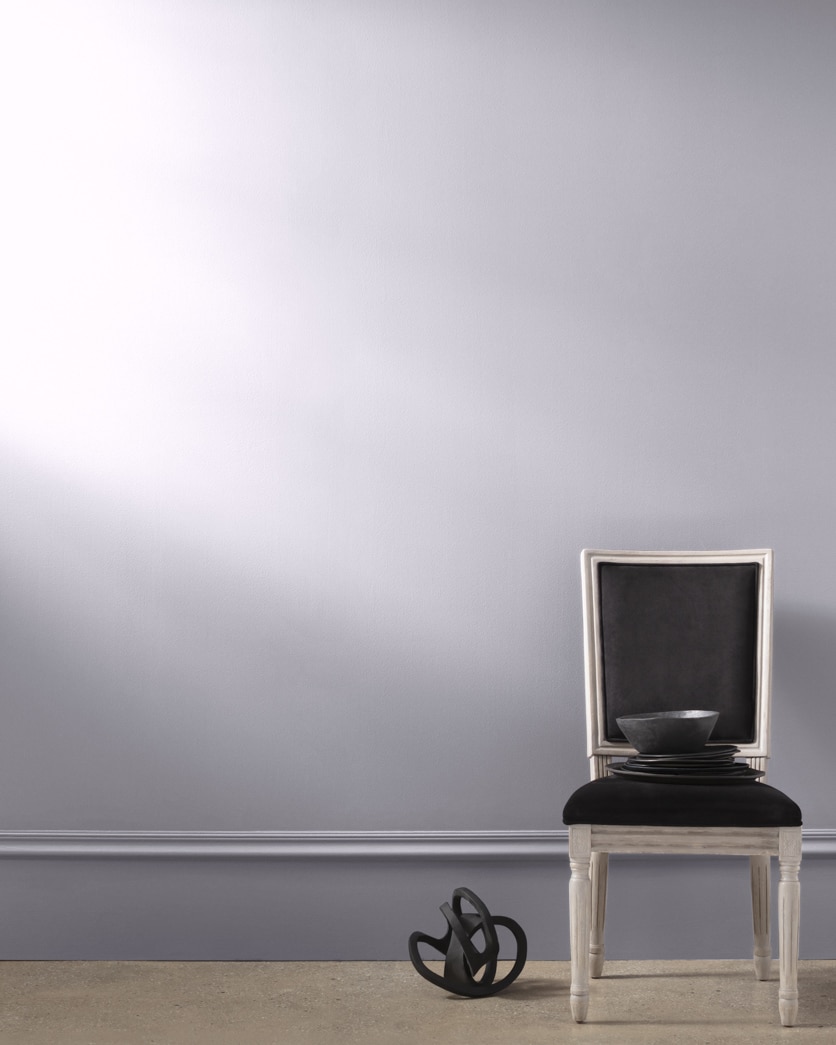 Painted wall in Winter Gray 2117-60