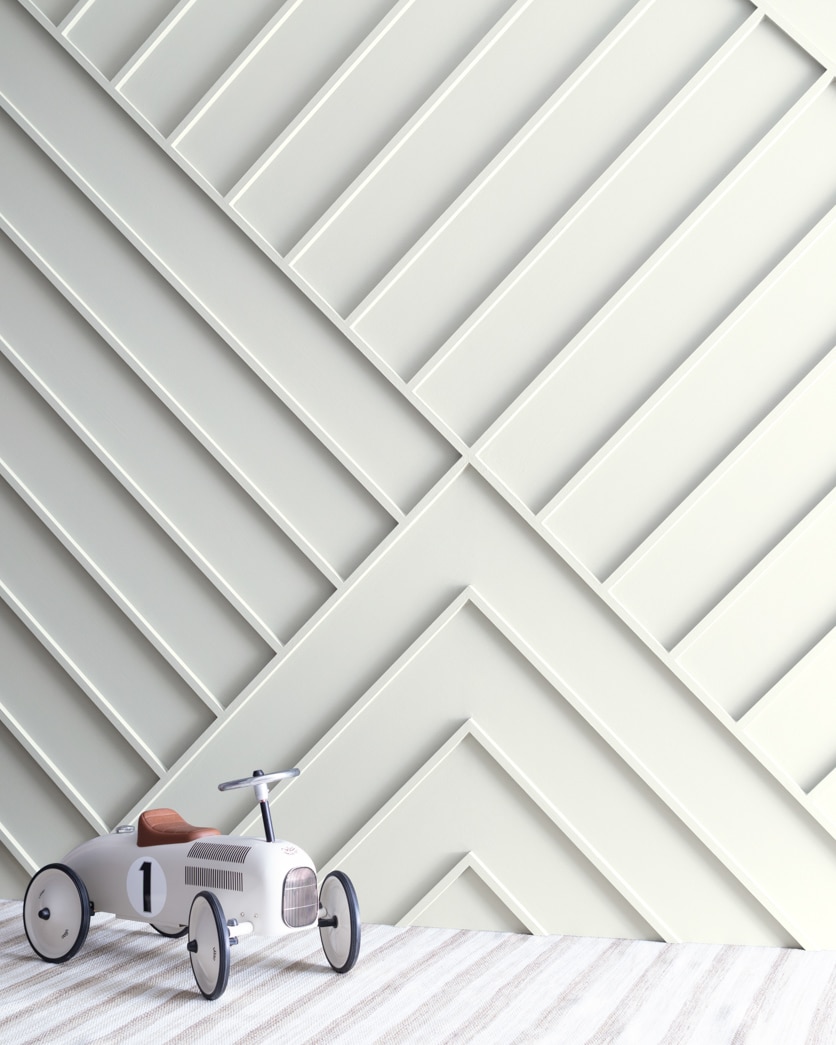 Painted wall in Winter White 2140-70