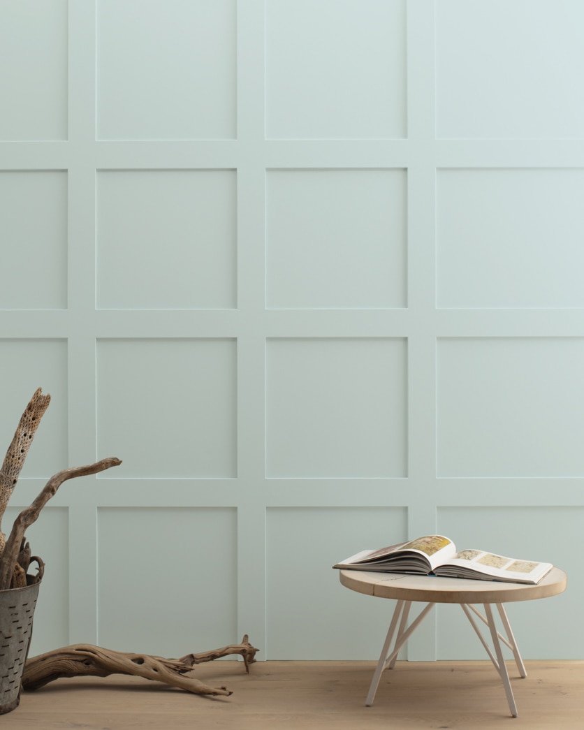 Painted wall in Woodlawn Blue HC-147