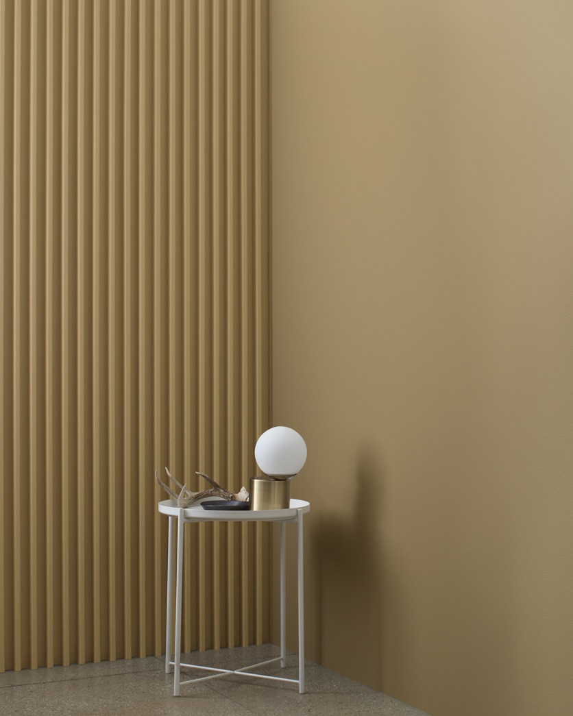 Painted wall in Woodstock Tan HC-20
