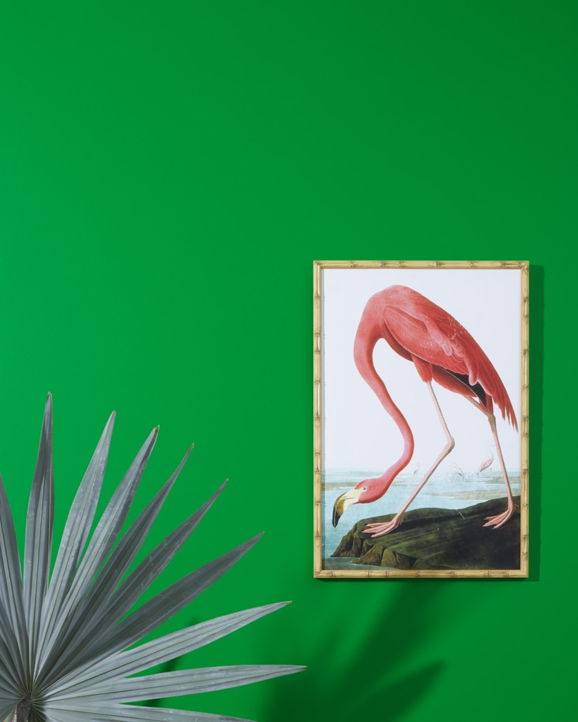 Painted wall in Yellow Green 2033-10