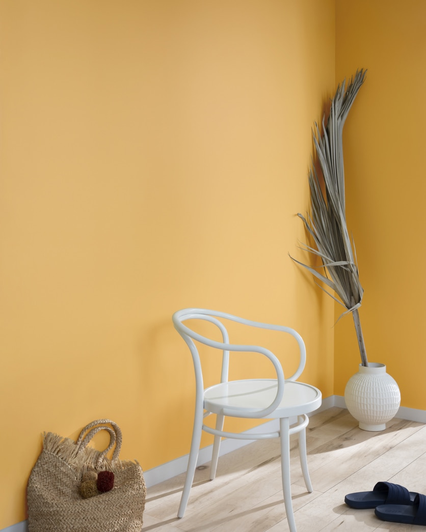 Painted wall in York Harbor Yellow 2154-40