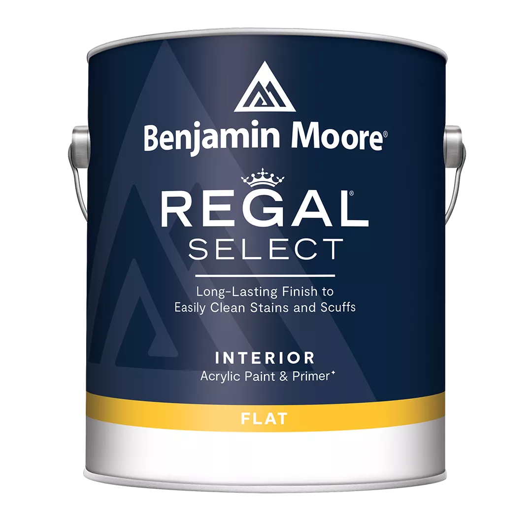 Regal® Select Interior Paint - Flat - 1 Gallon Can Cut