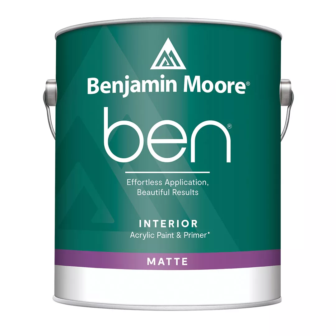 Ben® Interior Paint - Matte - 1 Gallon Can Cut